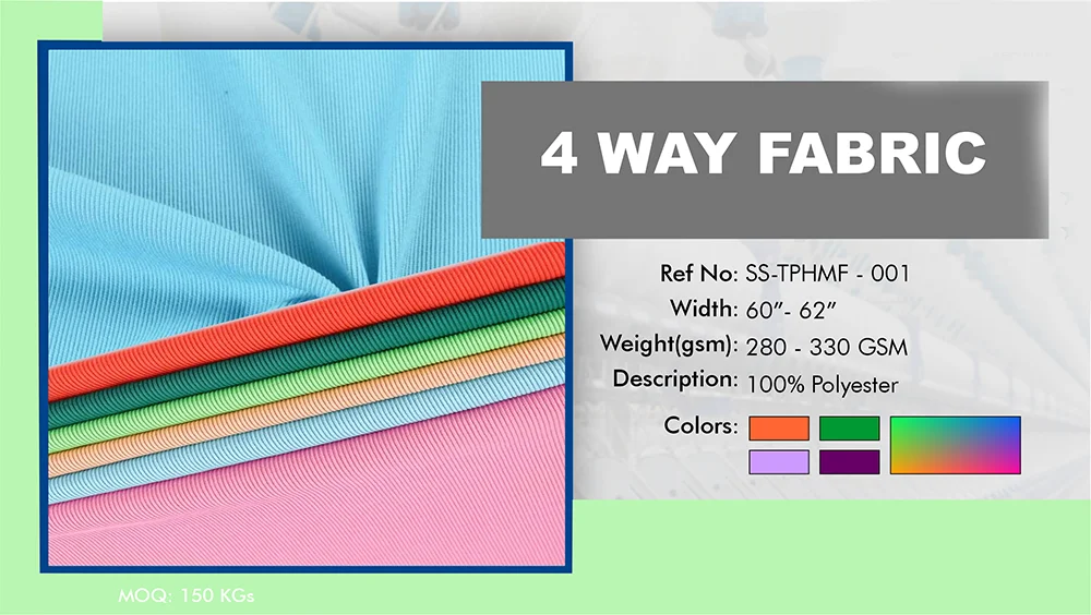 4-WAY STRETCH fabric swatch