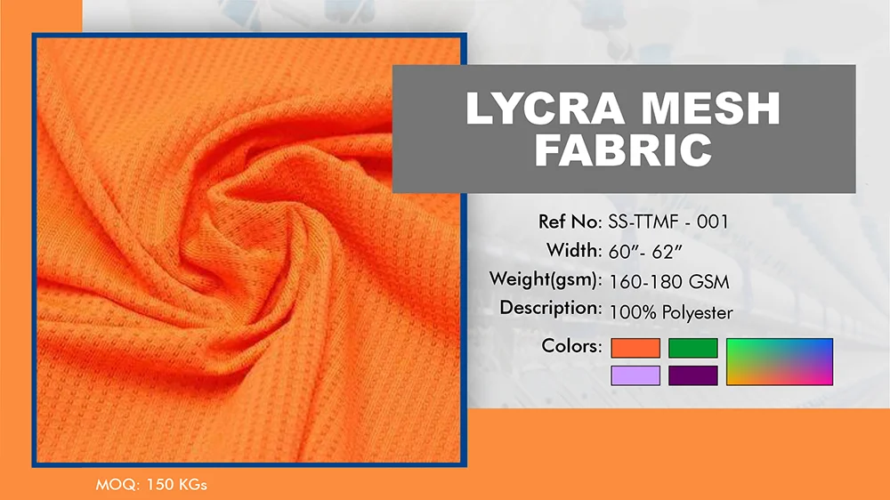 LYCRA MESH fabric swatch