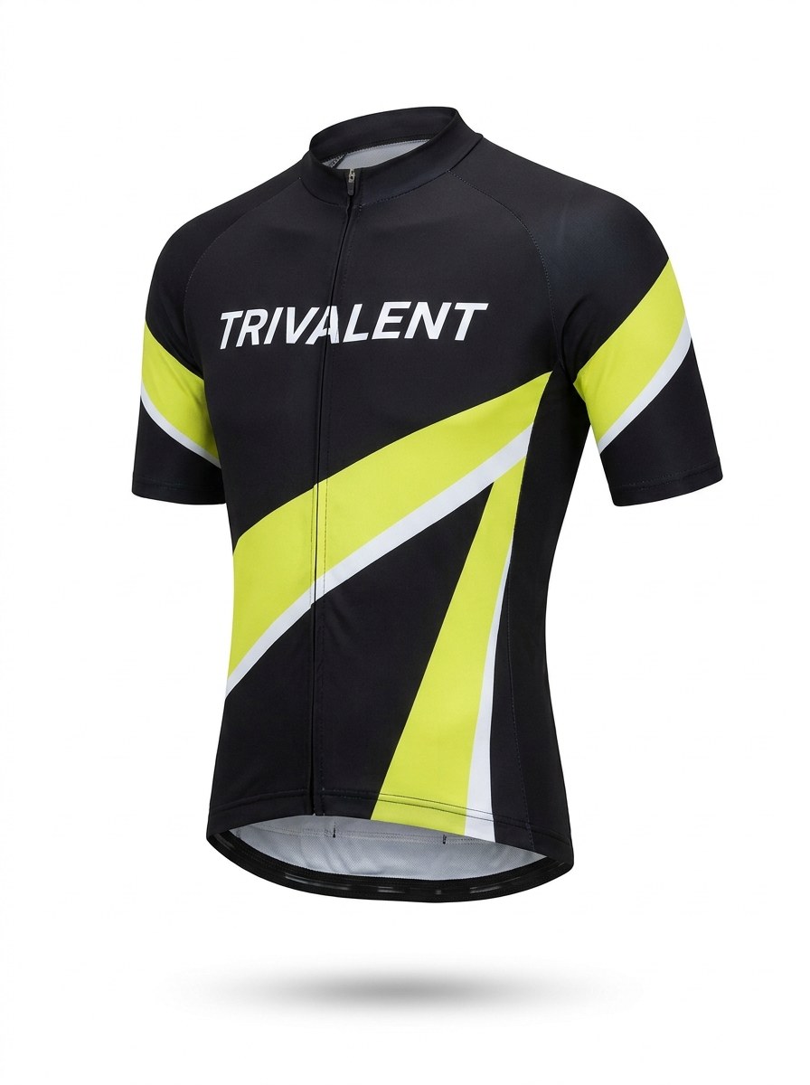 Custom cycling jersey — product render